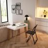 Skraut Home | Ausziehbarertisch | Multifunktionaler ausziehbarer | 220 | Für 10 Gäste | Hölzerne Beine | Moderner Stil | Eiche und weiß Bild 4