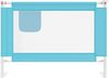vidaXL Kleinkind Bettschutzgitter Bettgitter Kinderbettgitter Babybettgitter Gitter Kinderbett Babybett Rausfallschutz Blau 90x25 cm Stoff Bild 3