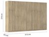Rauch Möbel Alabama, Kleiderschrank für Schlafzimmer, Kinderzimmer, Wohnzimmer, Garderobe, Flur, 7-türig, mit Zubehör Classic, Farbe Eiche Sonoma, Holz, Breite 315 cm Bild 3