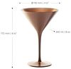 Stölzle Lausitz ELEMENTS Cocktailschale Bronze 6er Set Bild 2