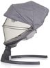 Chipolino Babywippe Brida, Fernbedienung Moskitonetz, Kissen, Plüschtiere, Timer grau Bild 5