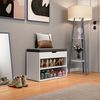 Schuhbank Titus Weiß 60 x 45 cm mit Auflage Vicco Bild 2