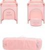 Kikkaboo Reisebett so gifted eine Ebene, weiche Matratzenauflage, Seiteneingang rosa pink Bild 4