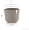 ECOPOTS Blumentopf Oslo 35 Taupe, für innen und außen: frostsicher, bruchsicher und lichtbeständig Bild 3