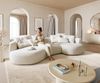 Big-Sofa Edina 330x170 cm Teddystoff Beige Bild 2