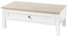 Couchtisch >Toskana< Schublade, Artisan Eiche Dekor, weiß - 110x41x60 (BxHxT) Bild 3