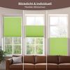 Allesin Plissee ohne Bohren Plissees Klemmfix Grün 75x120 cm(BxH), Plisseerollo Faltrollo mit Klemmträger, Jalousie Rollos für Fenster und Tür, Sichtschutz und Sonnenschutz Bild 4