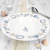 MamboCat Suppenteller 6x Neptun Suppenteller Porzellan tiefe Teller Pasta maritim Anker Bild 3