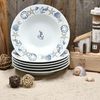 MamboCat Suppenteller 6x Neptun Suppenteller Porzellan tiefe Teller Pasta maritim Anker Bild 2