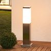Lindby Außen-Stehlampe Lorian, Edelstahl Alu IP44, 1 x 15 W LED Bild 2