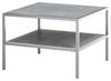 Couchtisch >ORINOCO< in Keramik-Optik grau aus Glas - 64x64x45cm (LxBxH) Bild 3