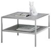 Couchtisch >ORINOCO< in Keramik-Optik grau aus Glas - 64x64x45cm (LxBxH) Bild 5