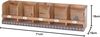 Wandregal HWC-A43, Hängeregal Regal, Tanne Holz massiv Vintage Shabby-Look 71x18x16cm Bild 2
