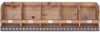 Wandregal HWC-A43, Hängeregal Regal, Tanne Holz massiv Vintage Shabby-Look 71x18x16cm Bild 4