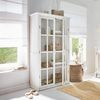 Mirabeau Vitrine Schrank Keanu antikweiß Bild 2