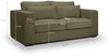 Sofa 2,5 Sitzer B/H/T: 200 x 92 x 112 cm in khaki Bild 3