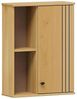 Woodroom Hängeschrank Sevilla Wandregal mit Türen Kiefer eichefarbig lackiert, BxHxT 52x70x21 cm Bild 4