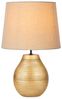 Marrakesch Orient & Mediterran Interior Nachttischlampe Tischlampenfuß Cameo Gold 20cm - orientalischer Lampensockel Metall, Handarbeit Bild 3