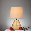 Marrakesch Orient & Mediterran Interior Nachttischlampe Tischlampenfuß Cameo Gold 20cm - orientalischer Lampensockel Metall, Handarbeit Bild 4