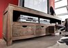 TV-Board Sheesham 190x50x60 grau geölt NATURE GREY #44 Bild 4