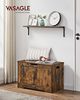 Vasagle Schuhbank, Sitzbank mit Stauraum, Sitztruhe, 2 Sicherheitsscharniere, Aufbewahrungsschrank, Vintage-Stil, 40 x 76 x 48 cm, für Flur, Schlafzimmer, Wohnzimmer, vintagebraun SHL011T01 von Songmics Bild 2