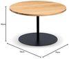 M2 Kollektion Couchtisch Leo 1", H=45cm D=70cm Bild 2