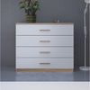 Demeyere Selena Kommode, Eiche, Chêne Brossé/Blanc Perlé, 100 x 41,6 x 84,7 cm Bild 2