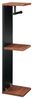 Toilettenpapierhalter Trond 76x18x18 cm Schwarz/Walnussoptik [en. casa] Bild 2