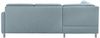 CAVADORE Ecksofa Piccoli mit Ottomane links / Sofaecke im modernen Design / 233 x 80 x 196 / Flachgewebe Aqua Bild 4
