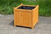 Pflanzkasten Blumentrog Blumentopf Garten Blumenkübel Holz Übertopf eckig Bild 4