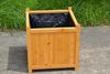 Pflanzkasten Blumentrog Blumentopf Garten Blumenkübel Holz Übertopf eckig Bild 5