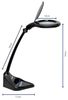 Maul LED-Lupenleuchte Mauliris dimmbar 40 LED tageslichtweiß schwarz Bild 2