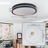 Cachalot Deckenleuchte LED Schwarz, Kupferfarben, 1-flammig, Fernbedienung, Farbwechsler Bild 5