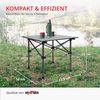 Grafner Campingtisch Campingtisch klappbar 53,5x50x50cm inkl. Transporttasche schwarz (2-St), 53,5x50x50cm, Carbon-Stahl Bild 2