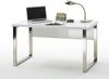 Robas Lund Schreibtisch weiß Hochglanz, Computertisch, Home Office Schreibtisch, BxHxT 140 x 70 x 76 cm Bild 4