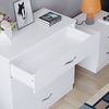 Vida Designs weiße Kommode mit 4 Metallgriffen und Laufschienen, einzigartige Anti-Biege-Schublade, Schlafzimmer-Möbel von Riano, Weiß, 72 x 75 x 36 cm Bild 5