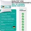 Canada Daunenkissen Daunenkissen Kopfkissen Soft Feeling, Füllung: 50% Daunen 50% Federchen, Bauchposition, Seitenposition, Rückenposition, weiches Liegegefühl, keine piksen Bild 4