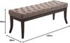 Sitzbank Ramses Stoff antik-dunkel 120 [152008702] Bild 2