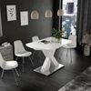 Esstisch Chinto Weiß 120 x 80 cm ausziehbar Vicco Bild 2