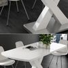 Esstisch Chinto Weiß 120 x 80 cm ausziehbar Vicco Bild 5