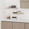 EUGAD Wandregal Wandboard 2er Set Hängeregal Holz Board Modern Sonoma Eiche 40 x 23 x 3,8 cm 0083QJ-2 Bild 2