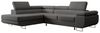Selsey STEVIL - Ecksofa L-Sofa mit Schlaffunktion, Bettkasten, Ottomane links, Veloursbezug Dunkelgrau Bild 4