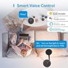 meross Smart Dimmbare LED Stehlampe mit Sprachsteuerung, App Steuerung, Fernbedienung, 3-in-1 Stehleuchte für Wohnzimmer, Schlafzimmer, Kompatibel mit HomeKit, Alexa, Google and SmartThings, Schwarz Bild 4