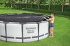 Bestway Flowclear Fast Set Poolabdeckung, PVC schwarz, Ø 555 cm Bild 2