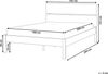 Bett mit LED BOISSET 160 x 200 cm LED Heller Holzfarbton Bild 3