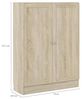 Dmora - Bücherregal Ambre, Büroregal, Mobiler Buchhalter, Bücherbrett, 79x28 h107 cm, Eiche Bild 2