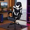 DUMOS Bürostuhl Ergonomischer höhenverstellbarer mit Lendenwirbelstütze und Armlehnen Bild 2