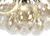Qazqa Deckenleuchte Uvas, ohne Leuchtmittel, Warmweiß, QAZQA Deckenleuchte, g9, Gold, Glas, Design Bild 5