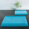 spirella Badematte | kuscheliger Hochflor | Rutschfester Badvorleger | viele Größen | waschbar 40° | 90x60 cm | Türkis Bild 2