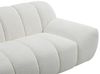 Vente-unique - SORIELI Sofa Stoff Weiß - B 108 cm x H 72 cm x L 220 cm Bild 5